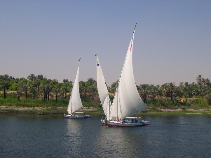 Sailing up the Nile